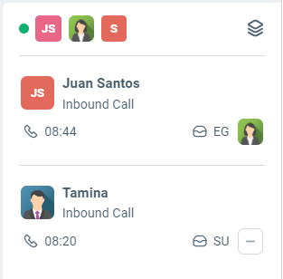 Call queues interface